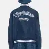 Off-White Milan Itally Ow Full Denim Varsity Jacket