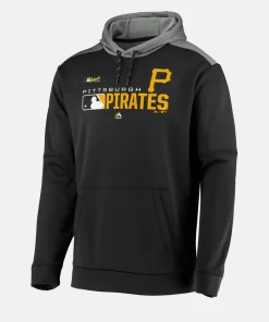 Pittsburgh Pirates Majestic Black Hoodie