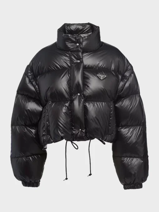 Prada puffer jacket black