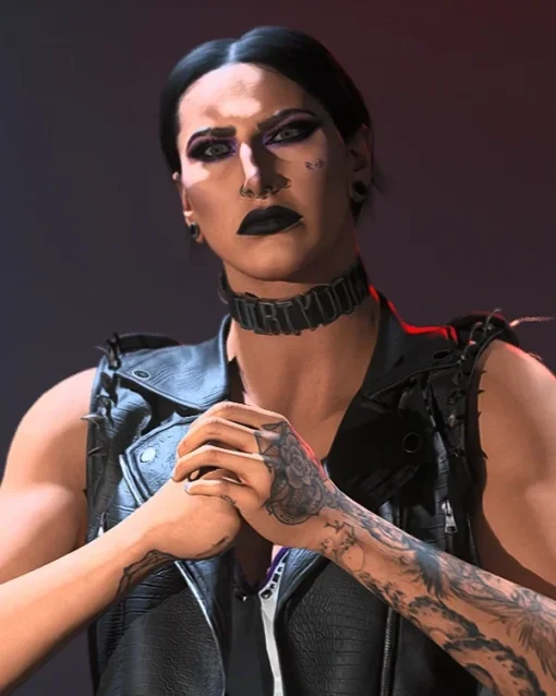 Purchase call of duty rhea ripley black biker vest