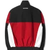 Qt8 garments old track jacket red and black