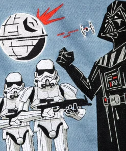 Rule The Galaxy Star Wars Denim Jacket Disneyland Embridered Scene