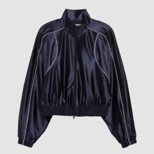 Scarlett Johansson SNL S50 Track Jacket Blue