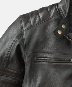 Scorpion 1909 Vintage Black Leather Jacket