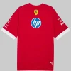Scuderia ferrari drivers motorsport red t shirt puma