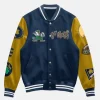 Shop Notre Dame Fighting Irish 2025 National Championship Blue Varsity Jacket