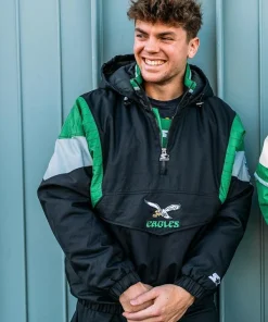 Starter eagles jacket black