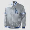 Starter x dodgers satin varsity