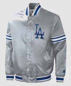 Starter x dodgers satin varsity