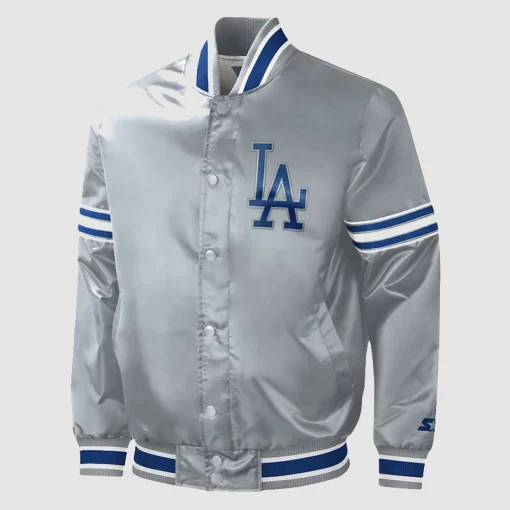 Starter x dodgers satin varsity