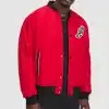Steph Curry Red Bomber Jacket
