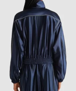 TV-Series SNL S50 Scarlett Johansson Blue Track Jacket Sale