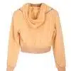 Tall girl 2 ava michelle cropped peach hoodie