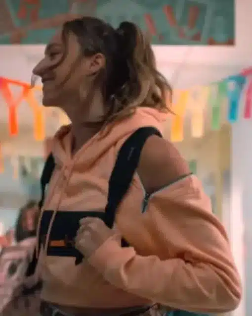 Tall girl 2 ava michelle peach hoodie