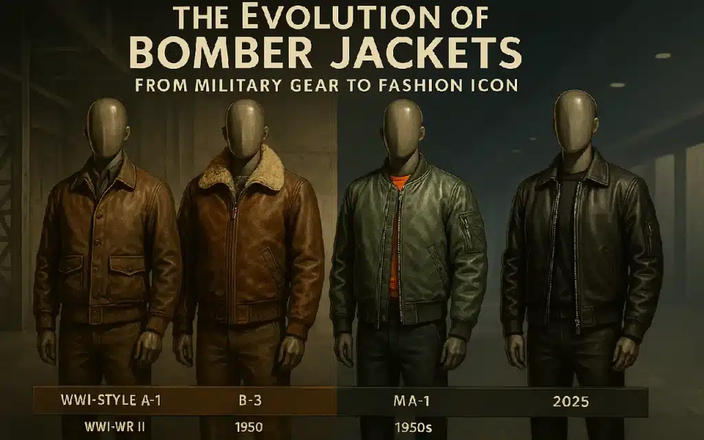 The Evolution of Bomber Jackets From Military Gear to Fashion Icon
