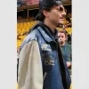 Timothee Chalamet Avirex 90s Midnight Sun League Leather Bomber JacketVintage