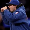Timothee chalamet knicks blue hooded jacket