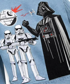 Together We Can Rule The Galaxy Star Wars Denim Jacket Disneyland Embridered Scene