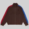 Travis scott cj x nike x fcb barca retro zip anthem jacket brown
