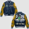 Unisex Notre Dame Fighting Irish 2025 National Championship Blue Varsity Jacket