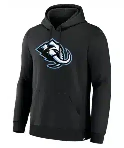 NHL Newest Team Utah Mammoth Primary Logo Legacy Fleece Pullover Hoodie - Black