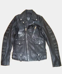 Wild Spirit Black Leather Jacket