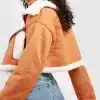 Women Crop Boxy Aviator Jacket