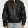Women Dunst Overesized Leather Jacket