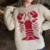 Women Lobster Sweater
