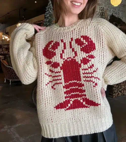 Women Lobster Sweater