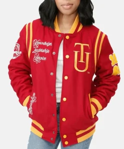 Women Tuskegee University Varsity Jacket