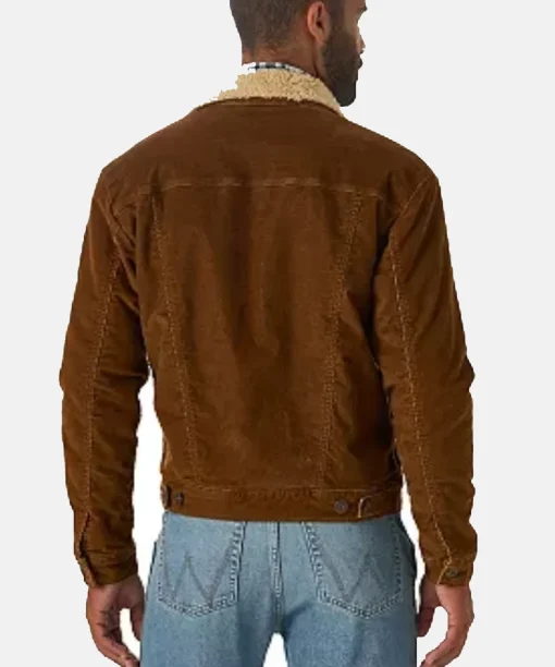 Wrangler Corduroy Trucker Jacket Brown