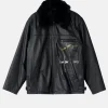 Yung Lean World Affairs Leather Jacket