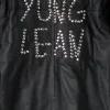 Yung Lean World Affaris Black Leathr Jacket