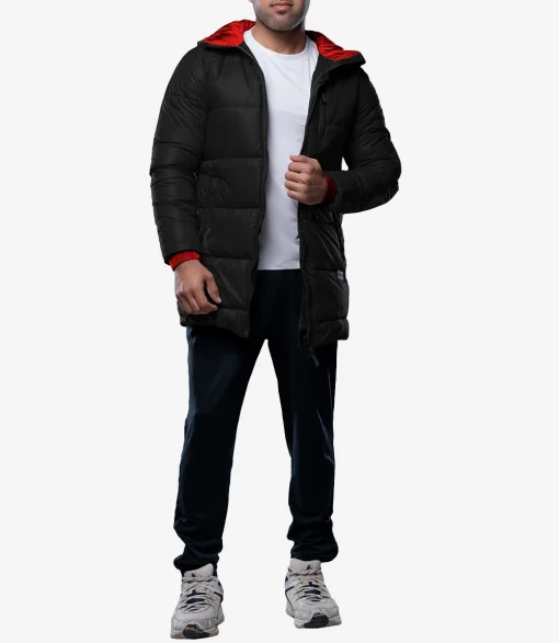 mens black puffer jacket