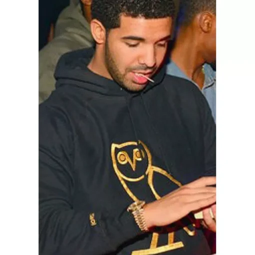 Ovo hoodie black original owl by drake 1