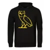 Ovo hoodie black original owl by drake