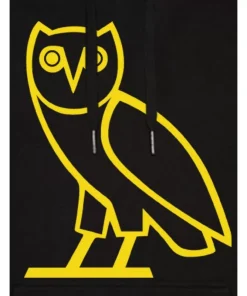 Ovo hoodie black original owl by drake 2