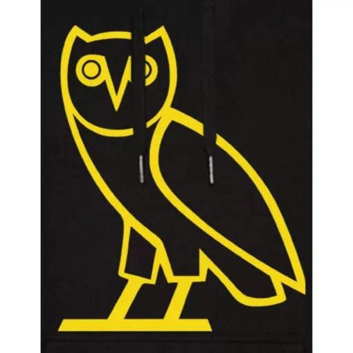Ovo hoodie black original owl by drake 2