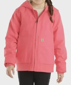 Pink carhartt jacket women