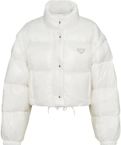 Prada cropped puffer jacket