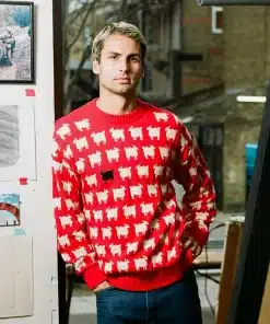 Princess diana red sweater