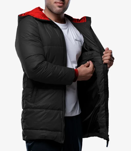 puffer jacket men's black puffer jacket