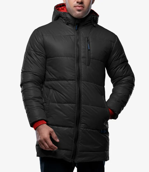 puffer jacket mens black puffer jacket