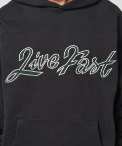 LFDY Live Fast Die Young Script Hoodie Black