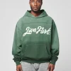 LFDY Live Fast Die Young Script Hoodie Green