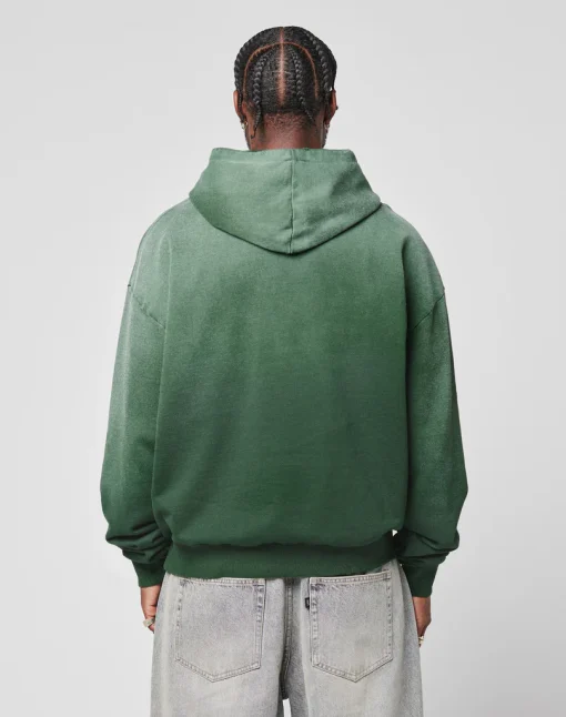 LFDY Live Fast Die Young Script Hoodie Green