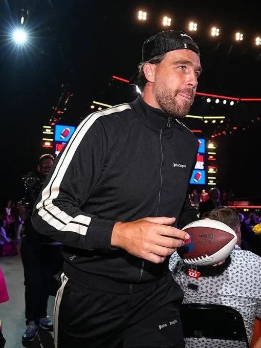 2025 big slick weekend travis kelce palm angels track jacket black