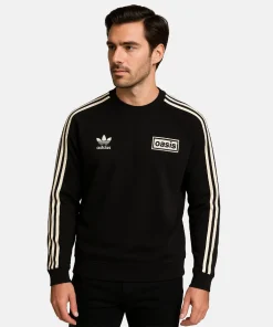 Adidas Originals x Oasis Black Crewneck Sweatshirt