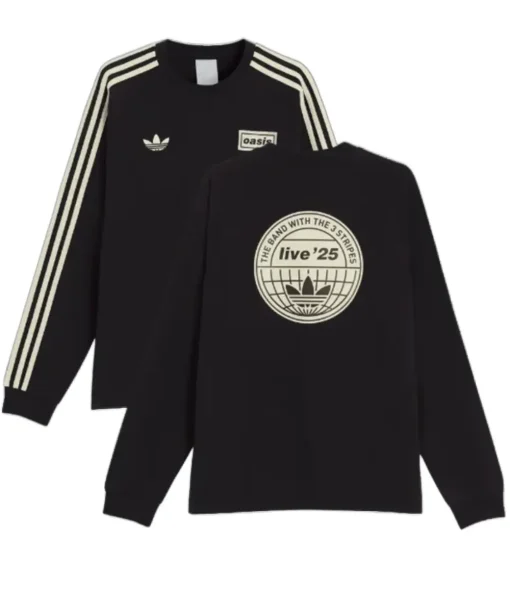 Adidas Originals x Oasis Black Crewneck Sweatshirt Unisex